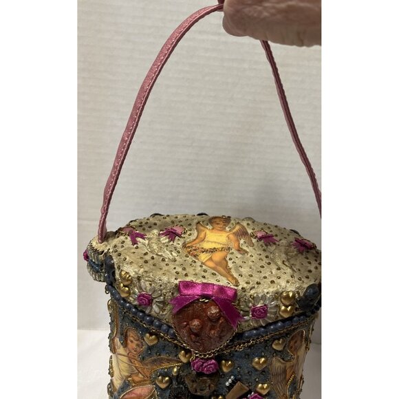 Mary Francis Embellished Mini Bag with Angel Motif - Picture 8 of 16